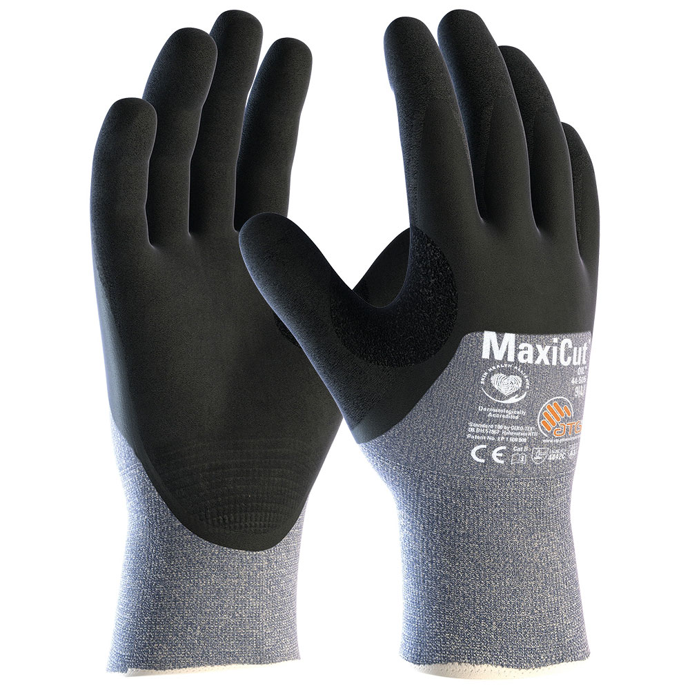 ATG® MaxiCut® Oil™ 44-505, cut protection knitted gloves in the general view
