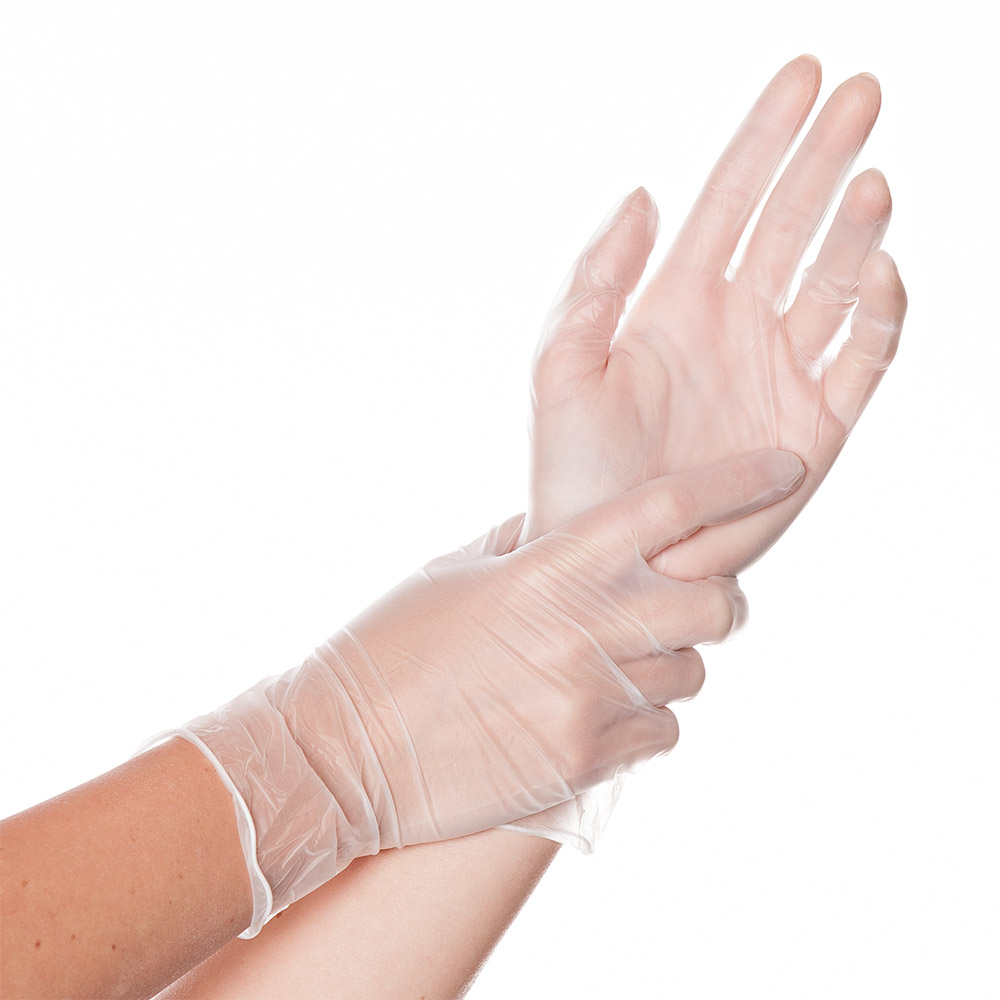 Vinyl gloves Ideal powder-free in transparent