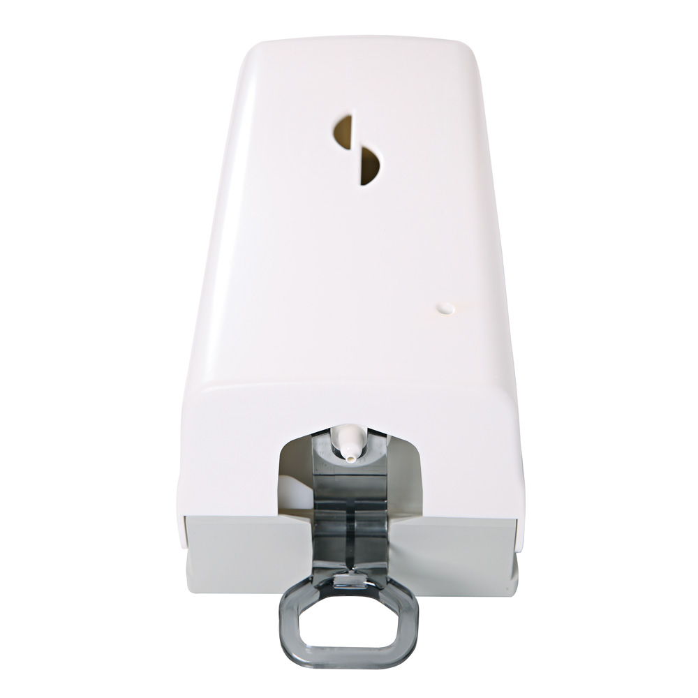 Soap dispenser Simply Eco made of plastic for SiCC cartridge in the upper view