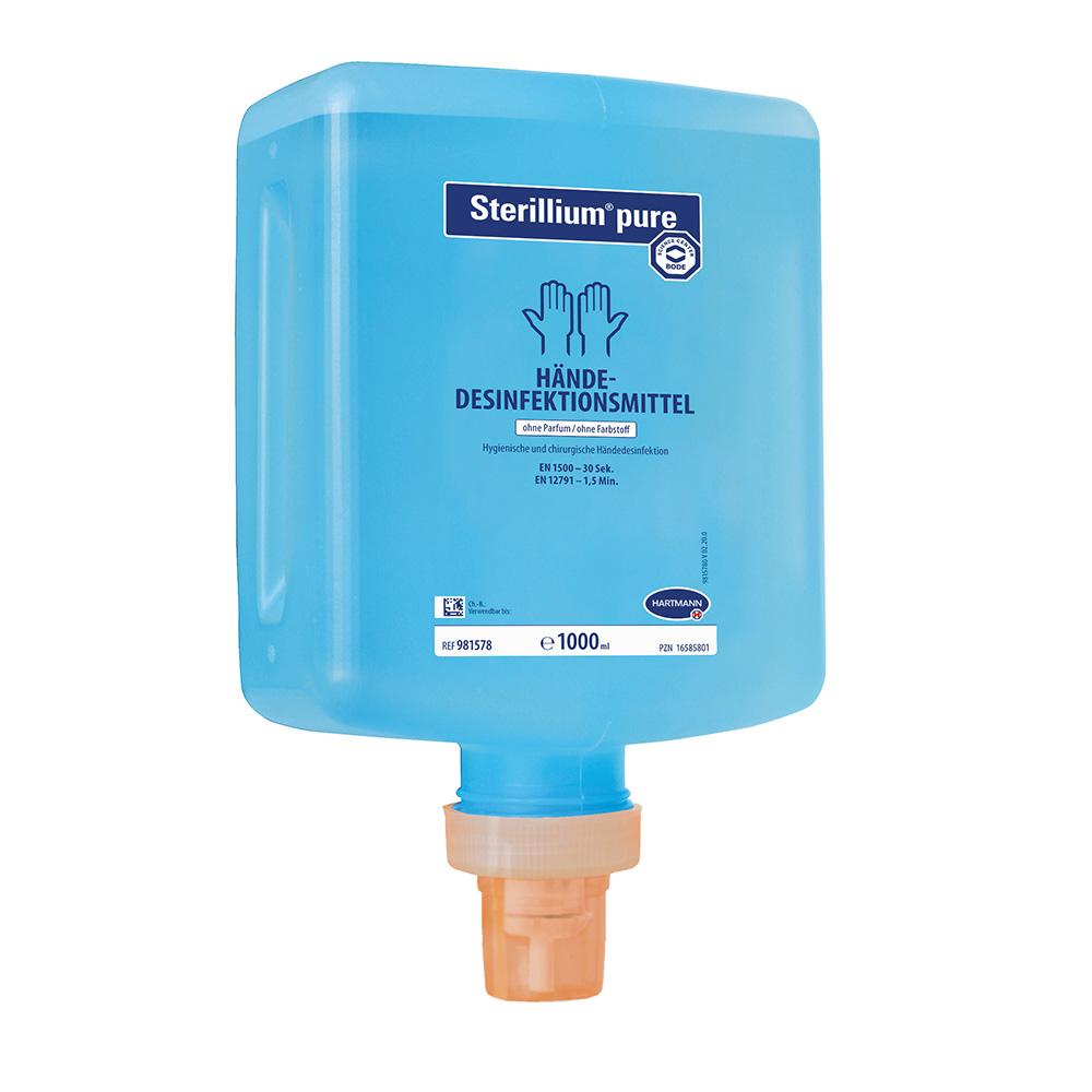 Hartmann Sterillium® pure CleanSafe, hand desinfectant, front view