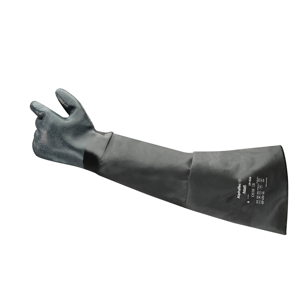 Ansell AlphaTec® 19-026, chemical protection gloves in the side view
