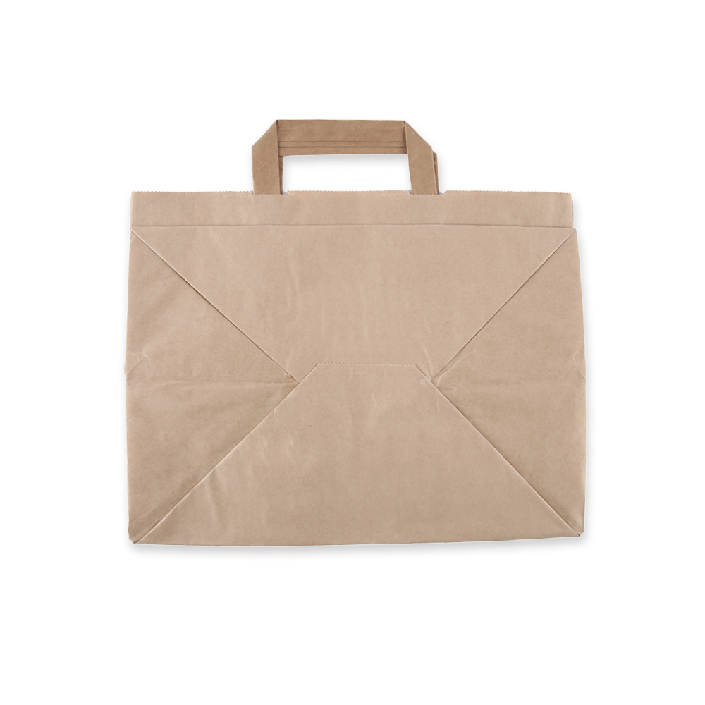 Paper carrying bag "Strong" made of paper, folded, 32cm x 22cm x 27cm