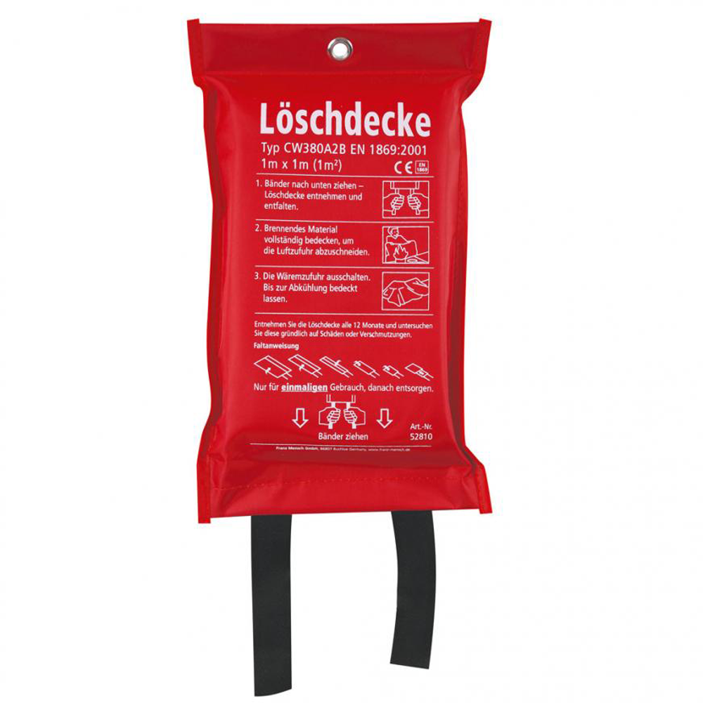 Löschdecke Fire Protect, 1 x 1 m - weiß, 100cm kaufen