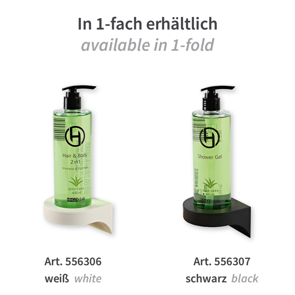 Wandhalterung für Pumpspender, 3-fach | Kunststoff, Varianten Wandhalterung für Pumpspender, 3-fach, aus Kunststoff in weitern Varianten