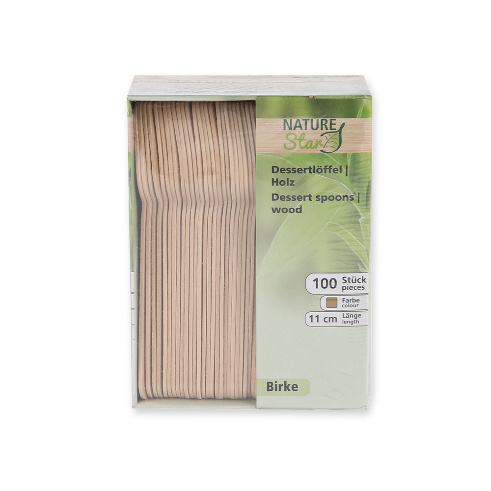 Organic coffee spoons | wood, packaging Organic coffee spoons made of wood with packaging
