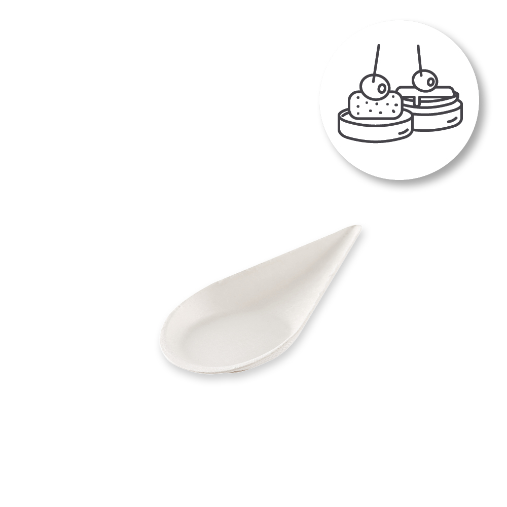 Bio Fingerfood-Schalen Drop aus Zuckerrohr als Kategoriebild