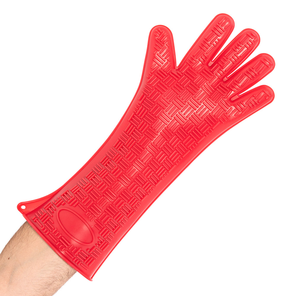 Oven gloves Heatblocker made of silicone with a cuff of 43cm