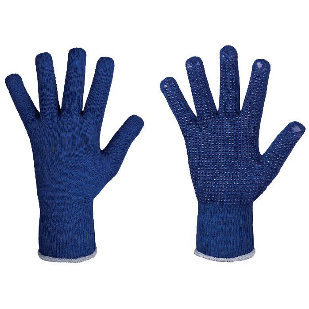 Stronghand® Zibo 0372 Feinstrickhandschuhe von der Vorderseite, Rückseite