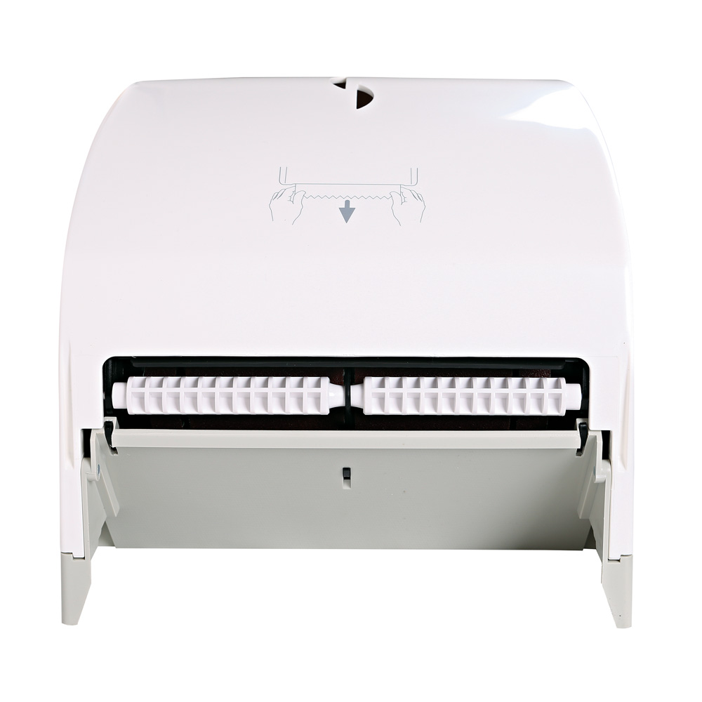 Autocutspender Simply Eco | Kunststoff, automatischer Papierzuschnitt Autocutspender Simply Eco aus Kunststoff mit automatischem Papierzuschnitt