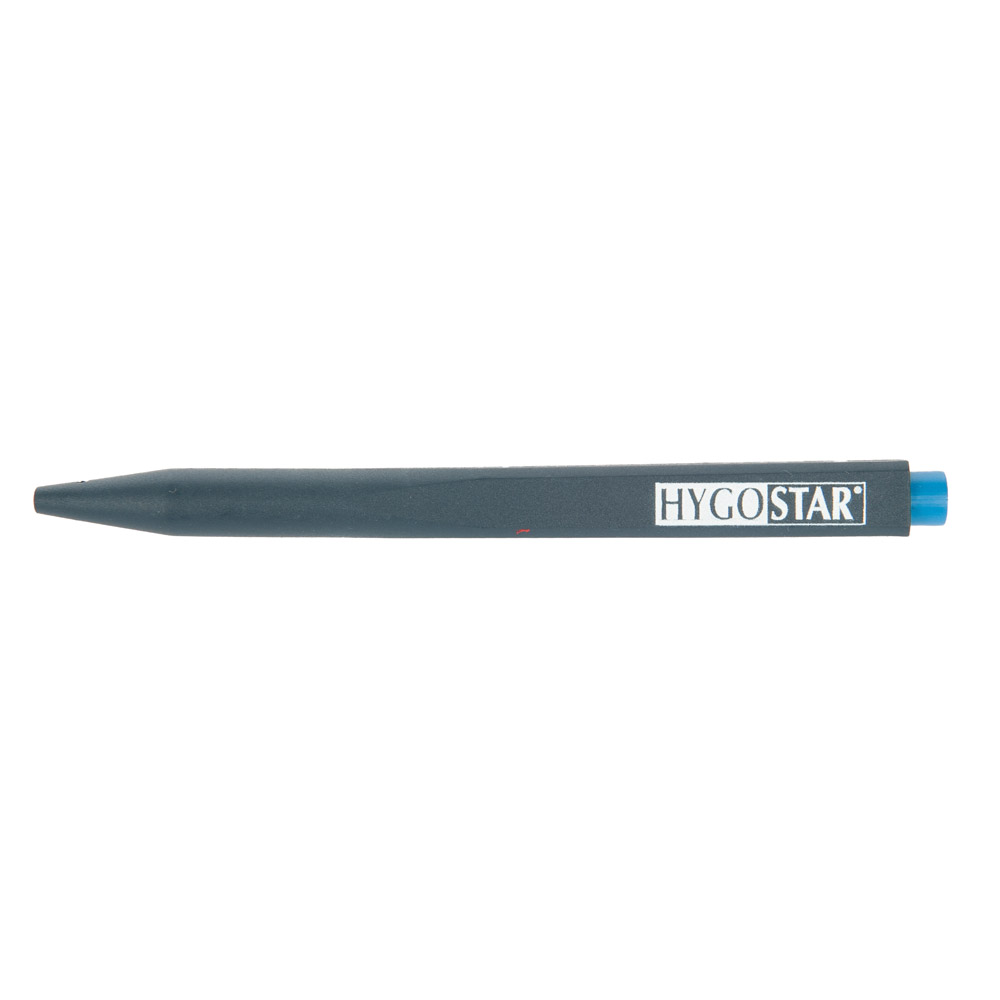 Kugelschreiber "Standard  Detect" detektierbar in schwarz mit Schriftfarbe blau von der Vorderseite