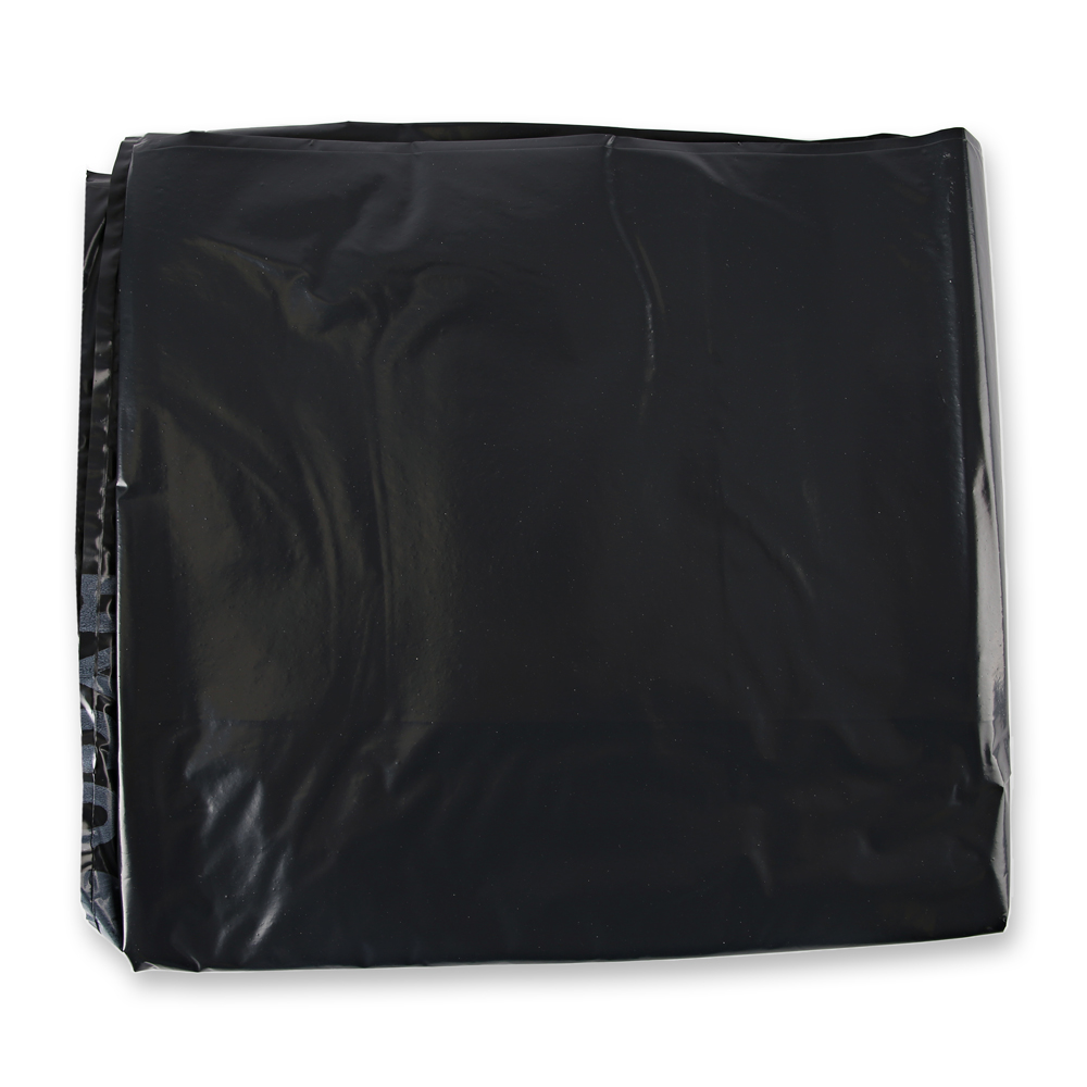 Waste bags, 240 l made of LDPE, pleated, top view