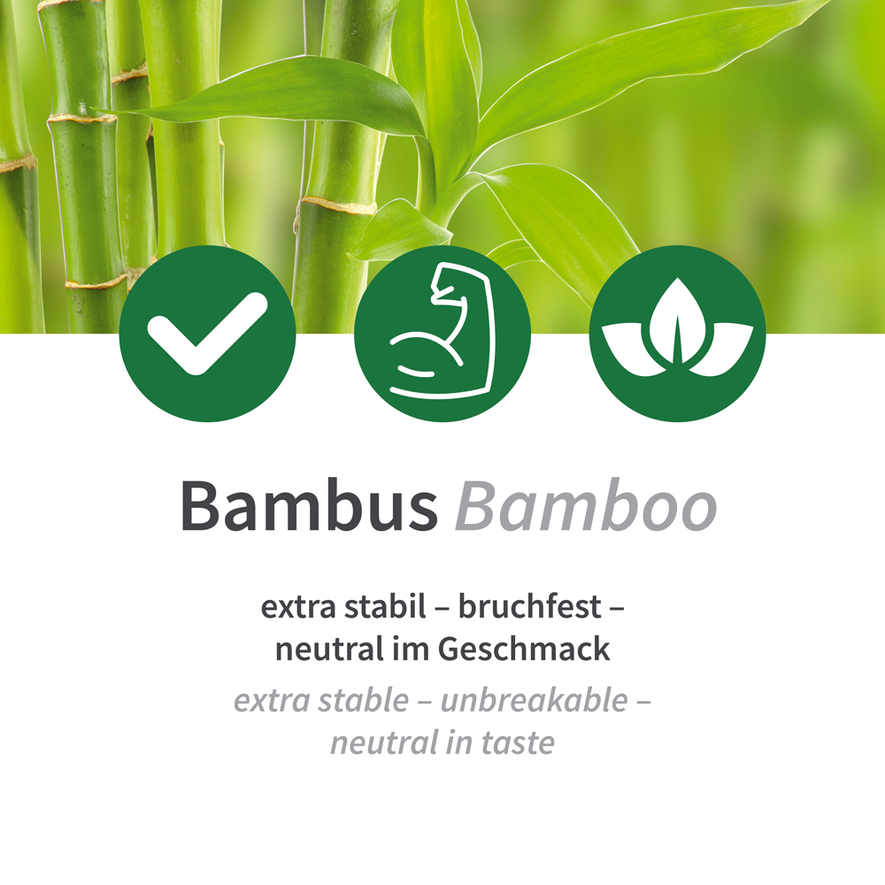 Bio Fingerfood-Spieße Loop aus Bambus, Material