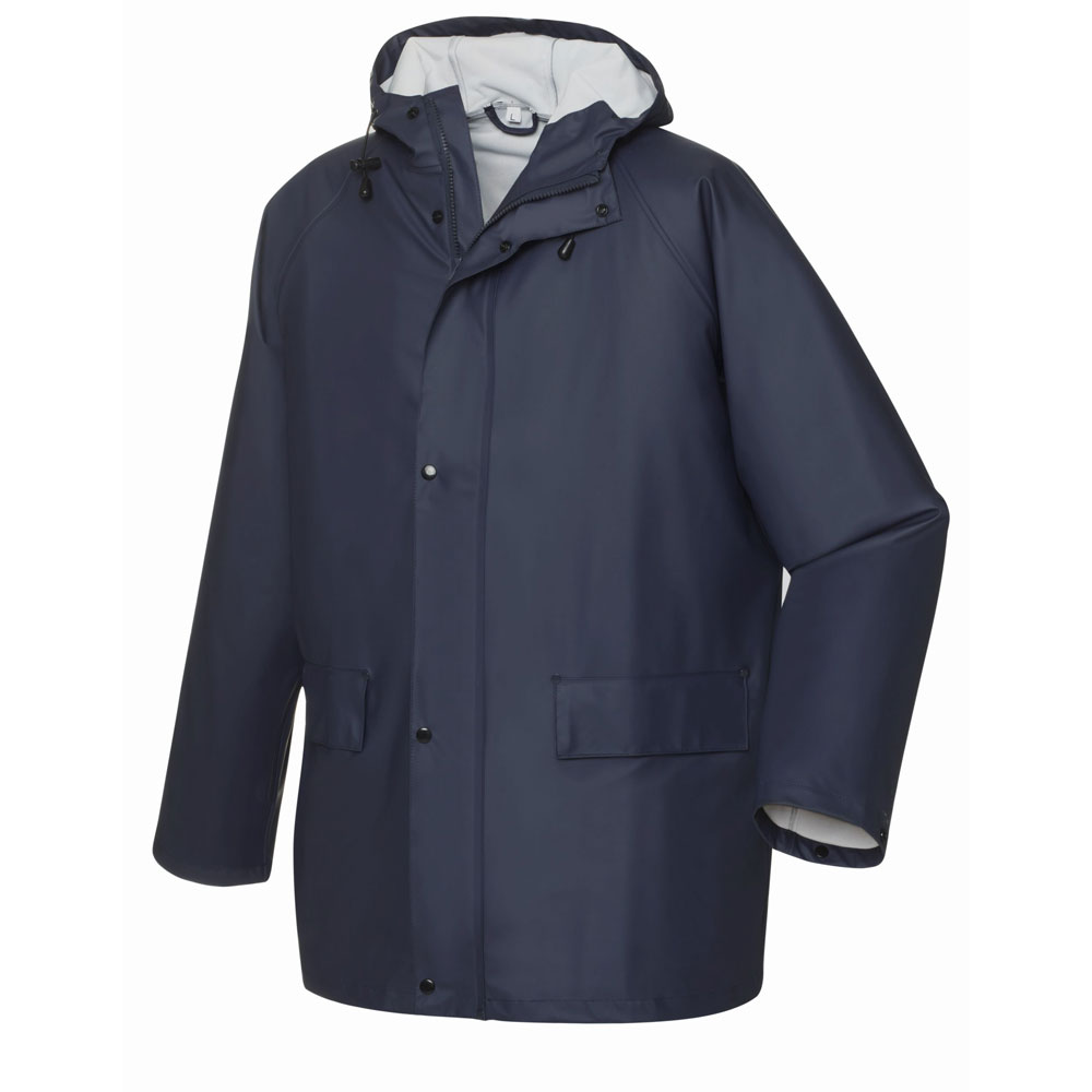 teXXor® LIST, Wetterschutz-Regenjacke, blau in der Frontansicht