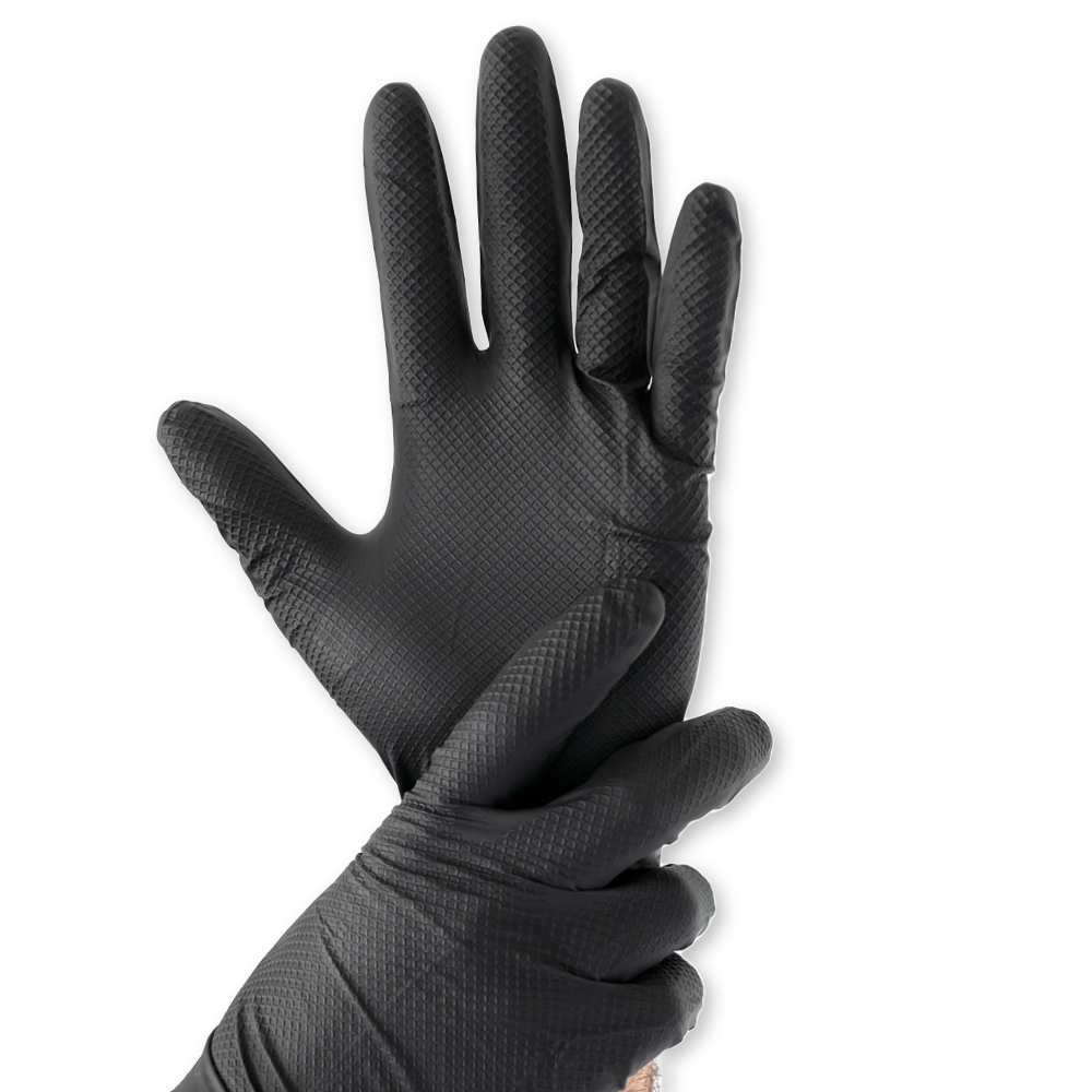 Nitrile gloves Power Grip Light, powder-free in black