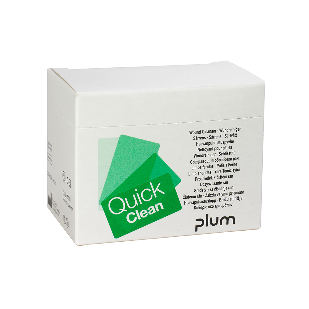 Plum QuickClean, Wundreiniger, Verpackung
