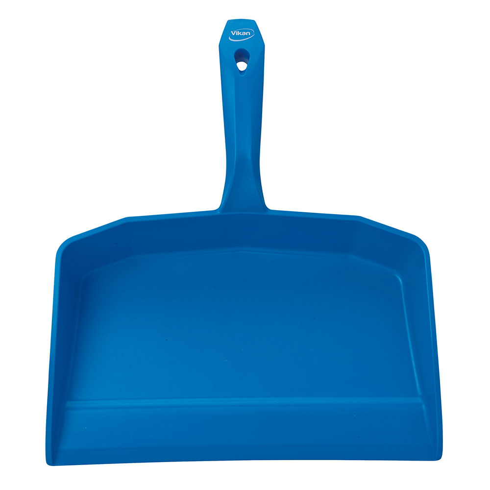 Vikan dustpan, 295 mm, blue, top Vikan dustpan, 295 mm, blue from top