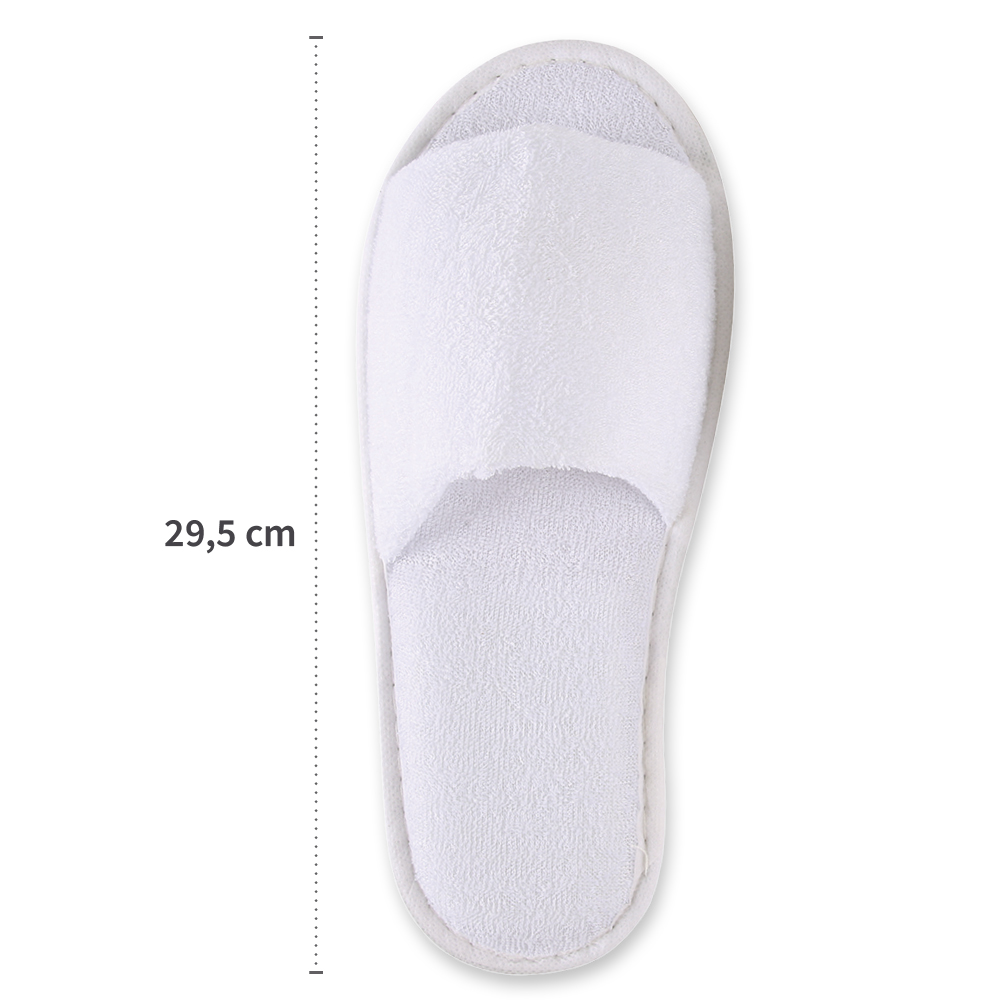 Slipper Dots, open made of cotton the measurement 