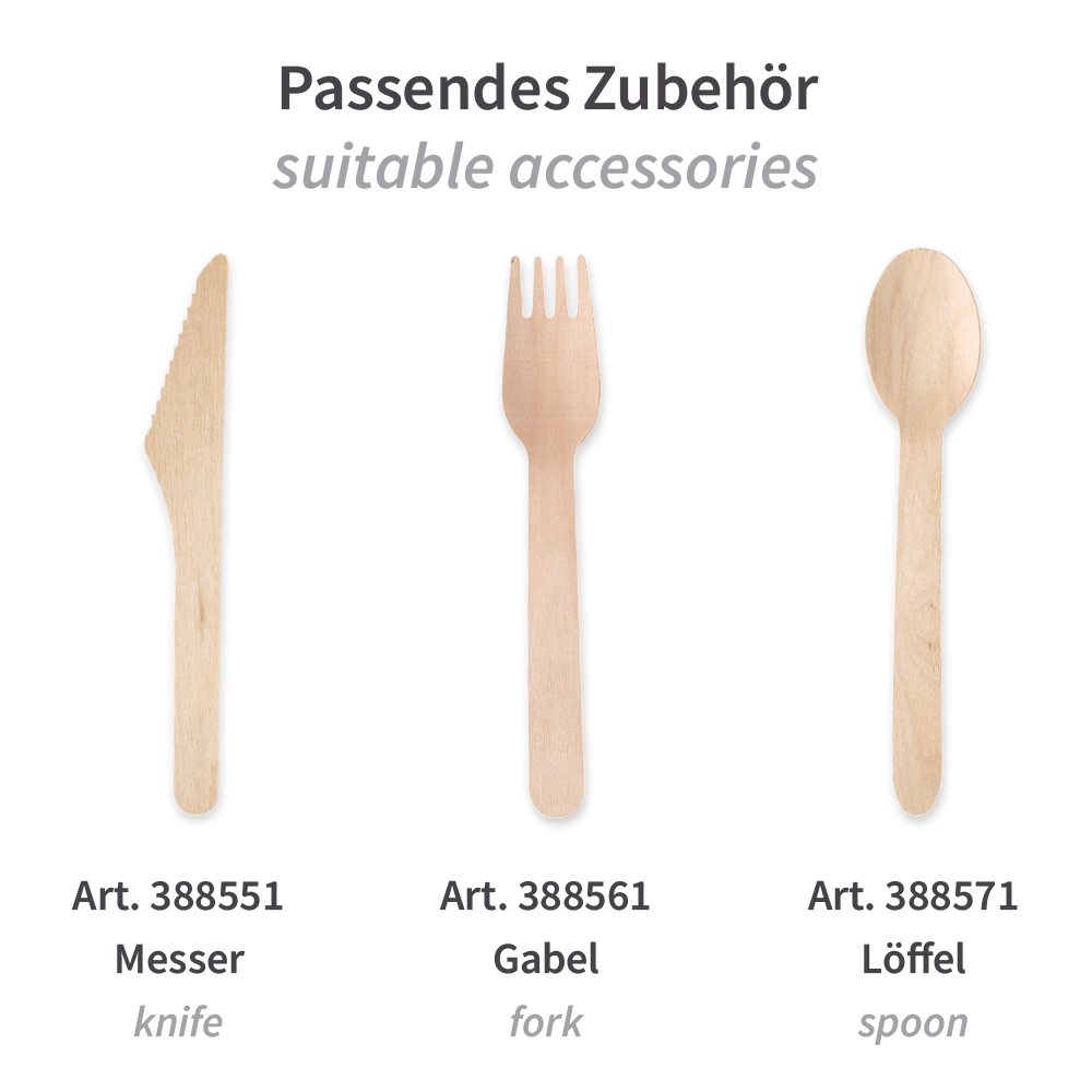 Biodegradable tea spoon made of birch wood, FSC®-certified, accessories