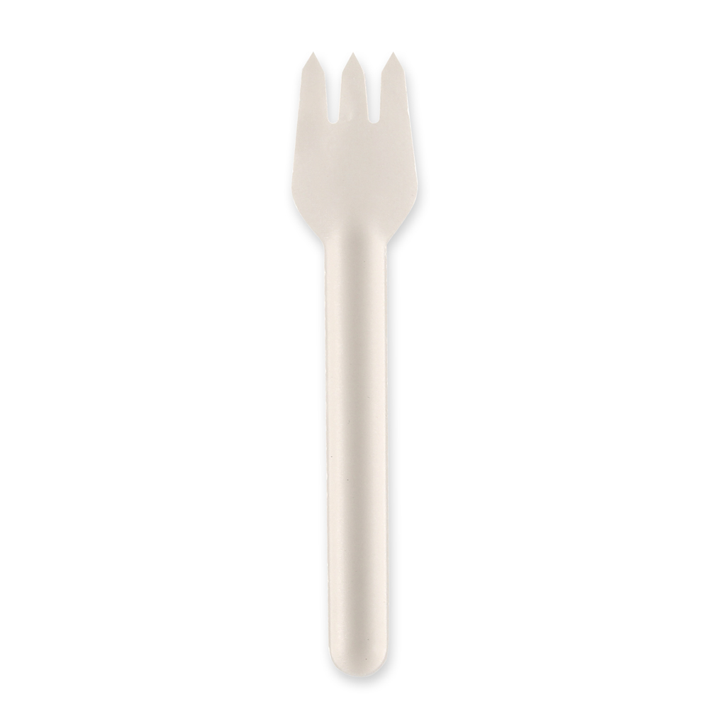 Organic forks made of bagasse