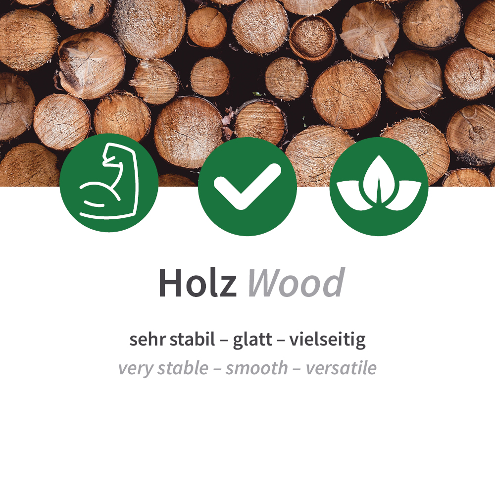 Bio Eislöffel aus Holz FSC® 100%, wachsbeschichtet, Besonderheiten
