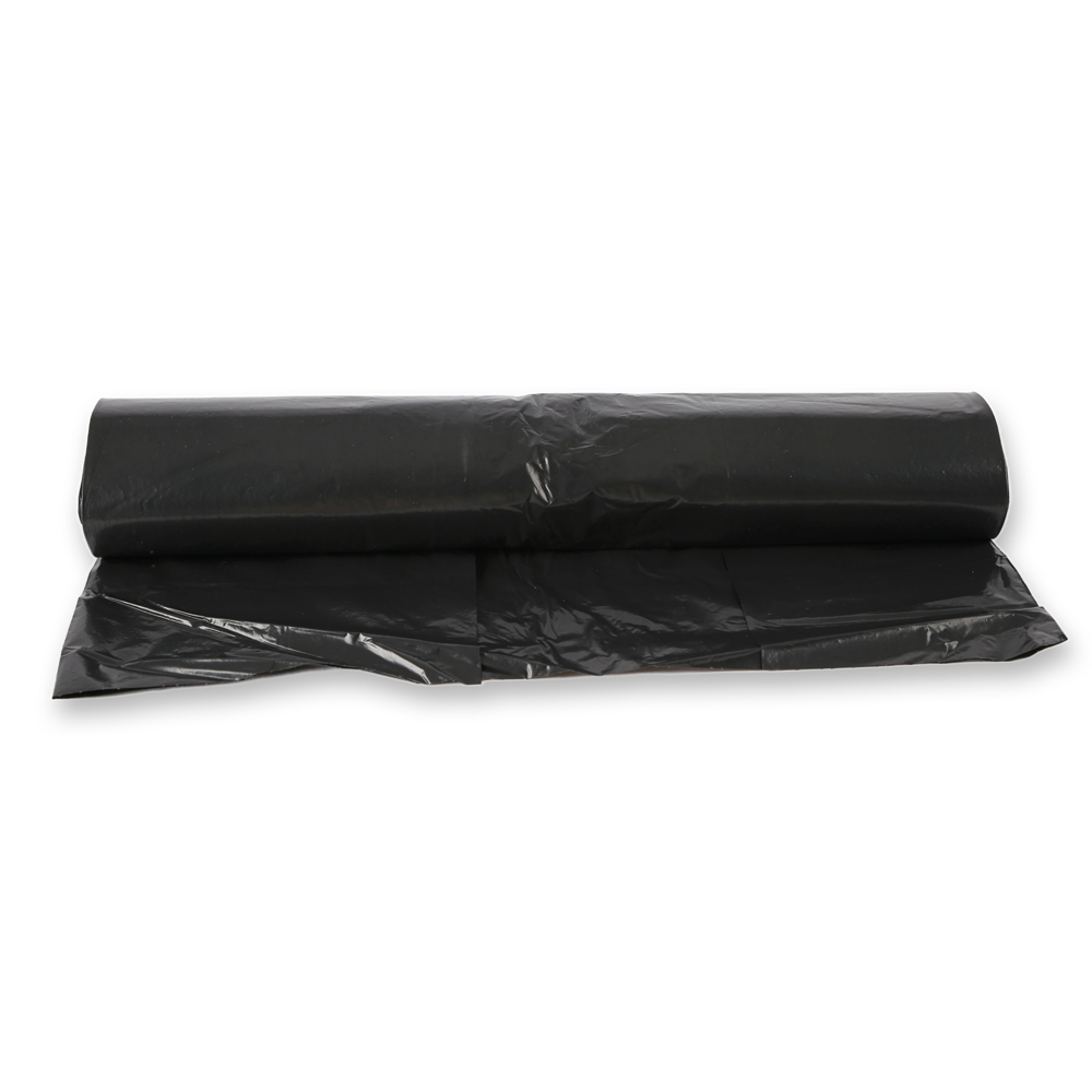 Garbage bags Eco, 60 l made of LDPE on roll in black in the back view