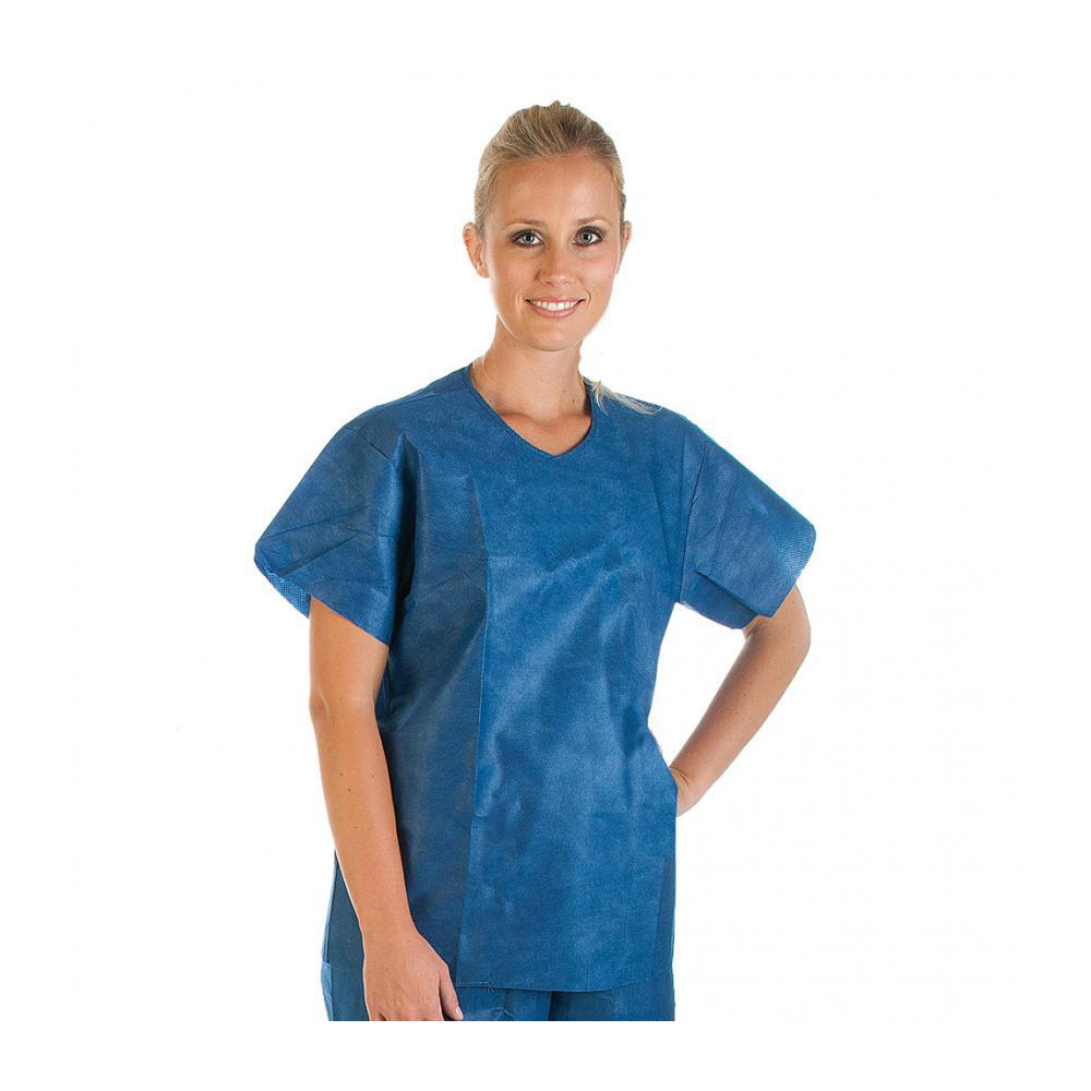 Krankenpflege Shirts aus SMS in blau