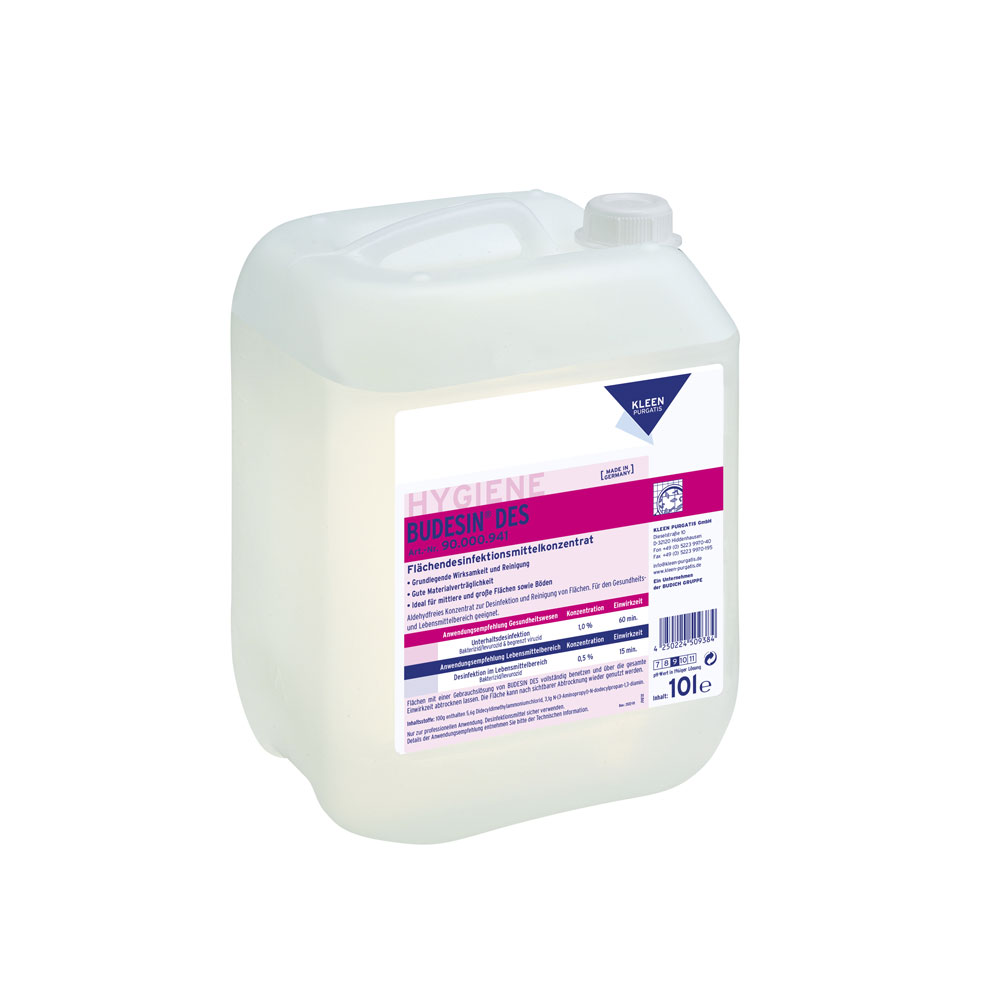 Kleen Purgatis Budesin Des, surface disinfectant concentrate