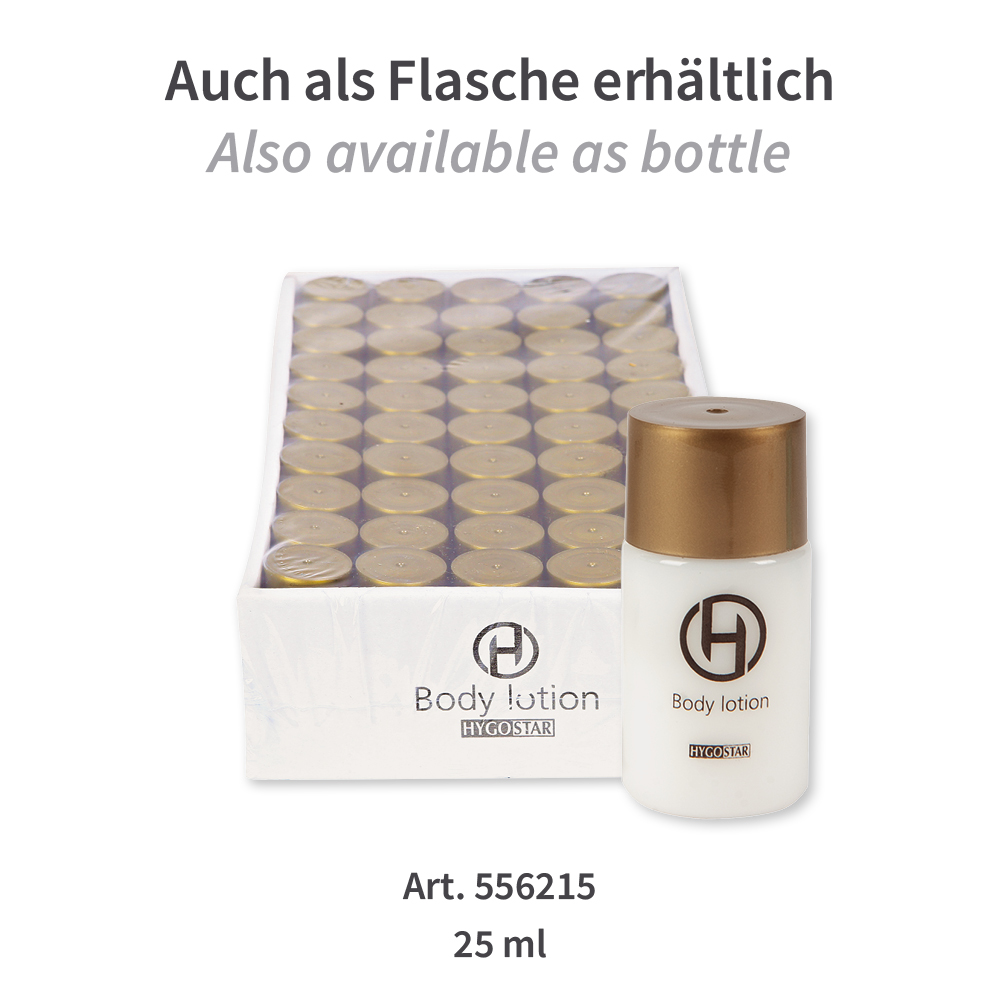 Body Lotion Tube, auch als Flasche