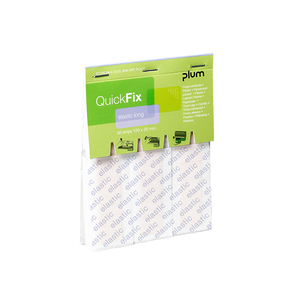 Plum QuickFix Elastic Long, plaster, front view