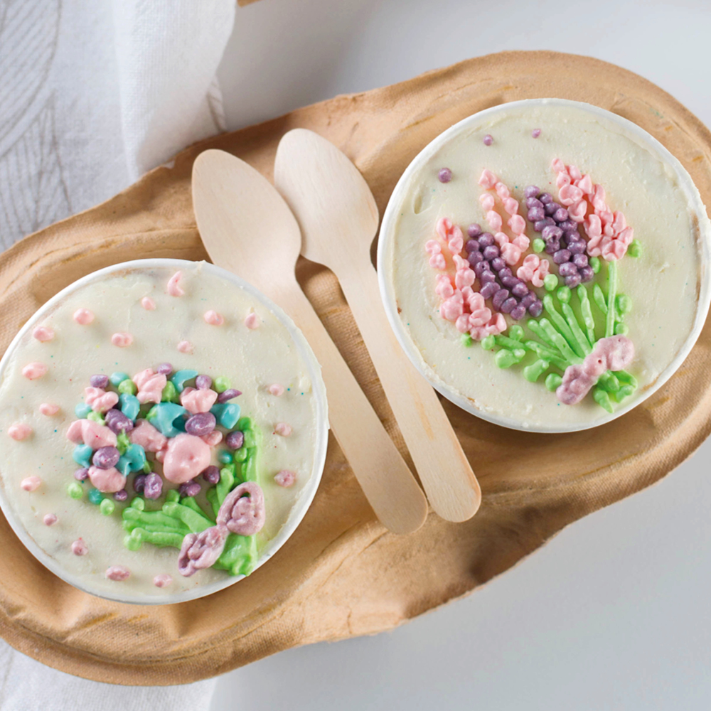 Organic coffee spoons | wood, example of use Organic coffee spoons made of wood, example of use