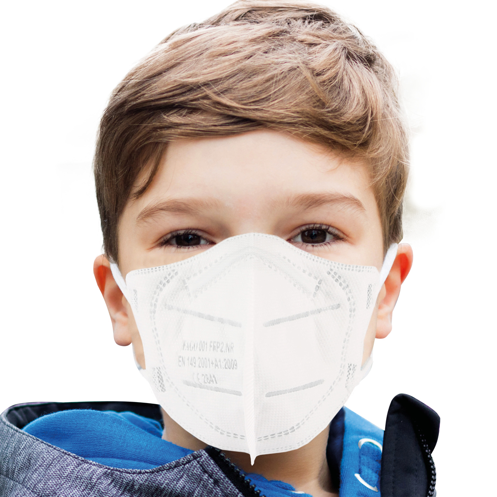 Respirators Kids FFP2 NR made of PP as example of use