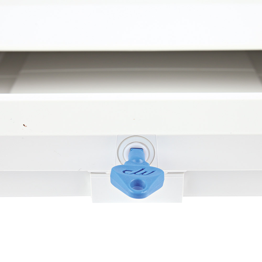 Dispenser for toilet seat covers made of plastic, key