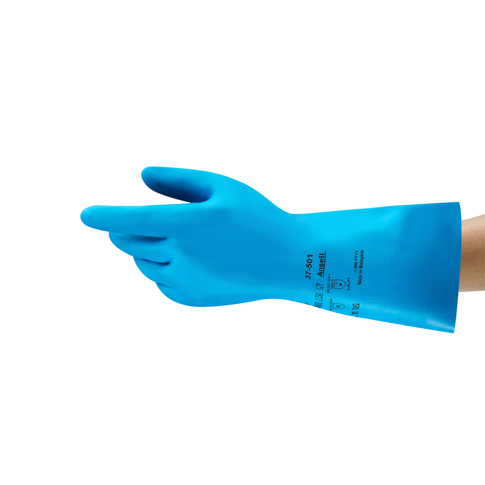 Ansell AlphaTec® 37-501, chemical protection gloves in the side view