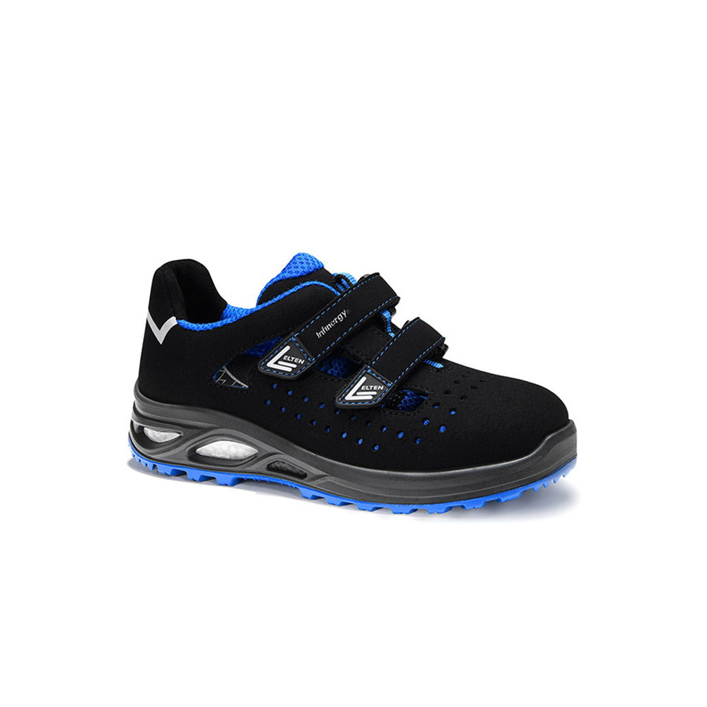 ELTEN® IMPULSE Lady XXTL blue Easy 741301, Damen-Sicherheitssandalen S1P ESD, Außenseite 1 ELTEN® IMPULSE Lady XXTL blue Easy 741301, Damen-Sicherheitssandalen S1P ESD von der Außenseite 1