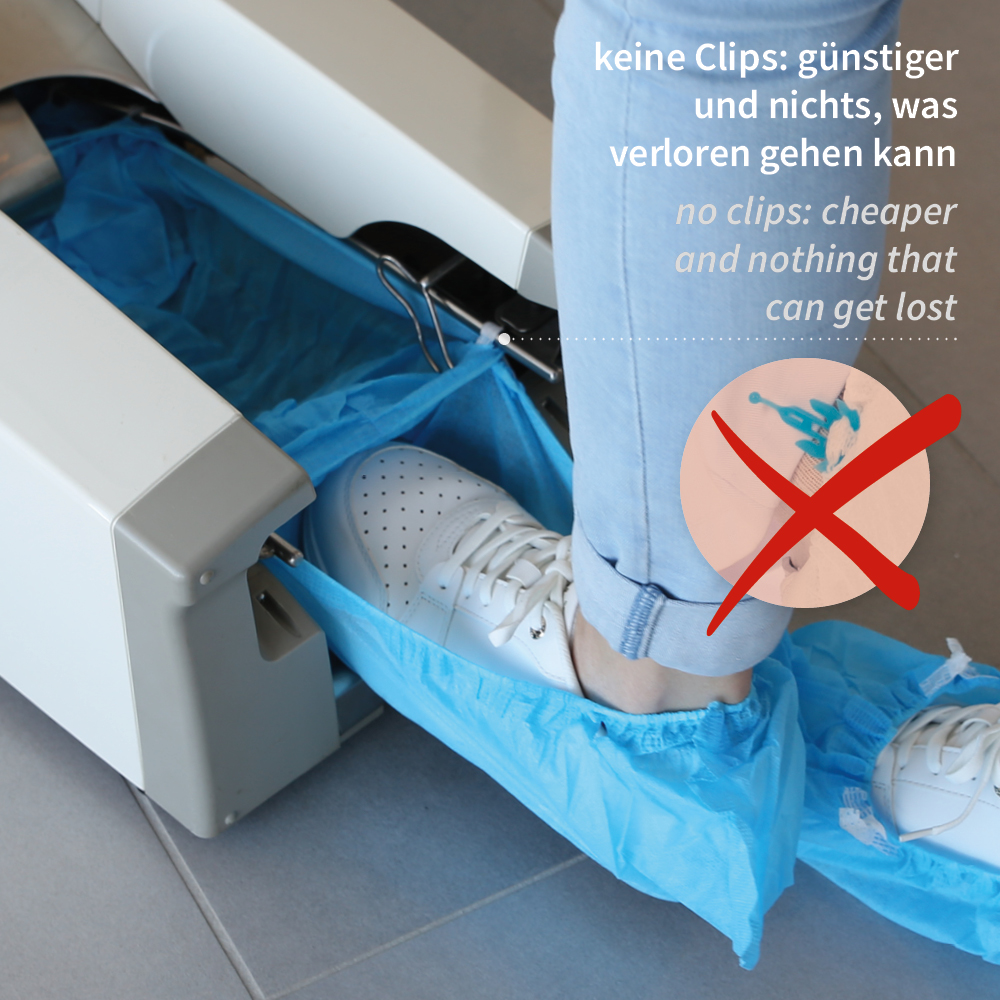 Überschuhspender Hygomat Comfort Plus, ohne Clips Überschuhspender Hygomat Comfort Plus ohne Clips