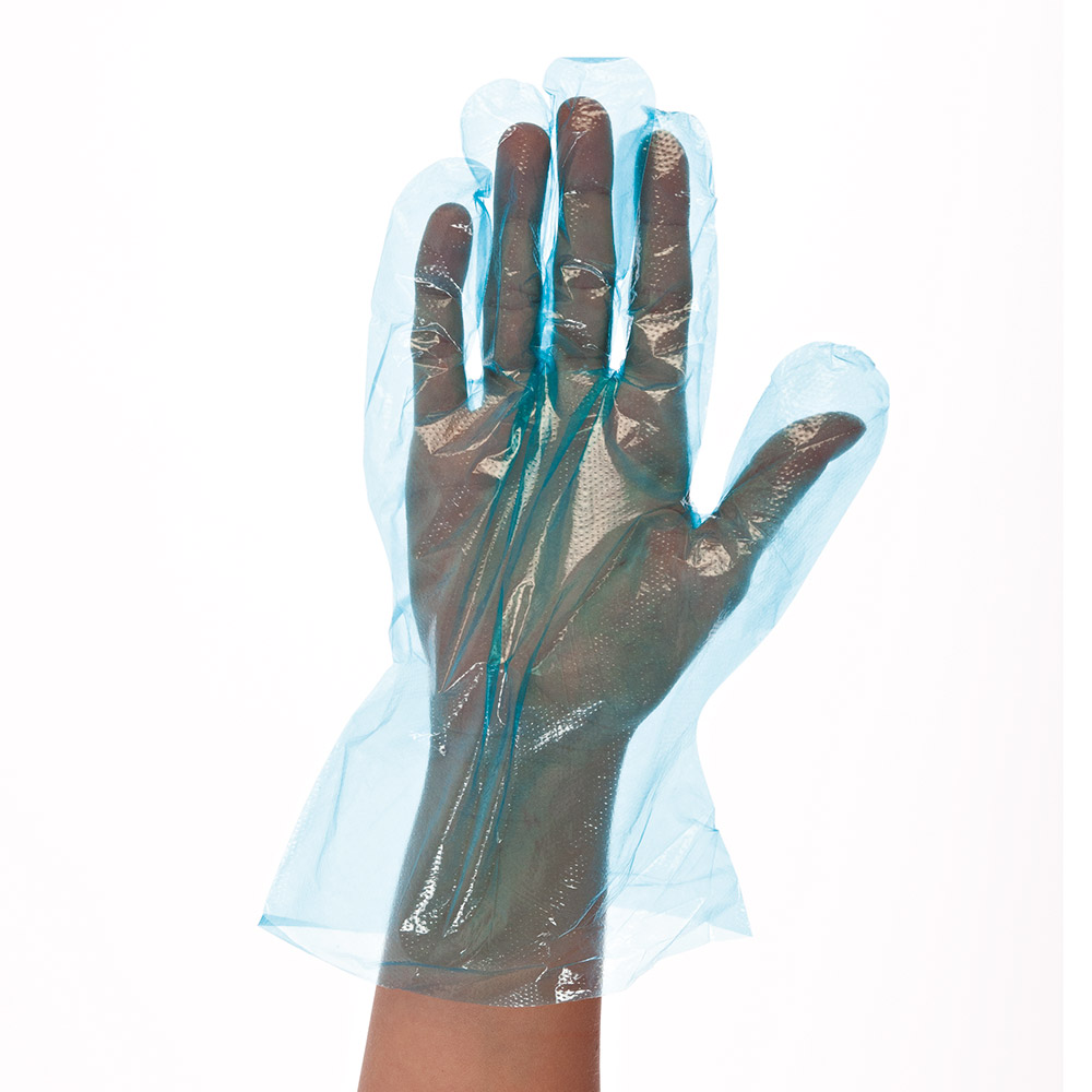 LDPE gloves Polyclassic Soft in blue