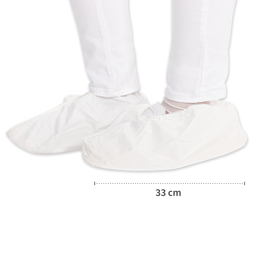 Overshoes from Microporous the dimensions in white