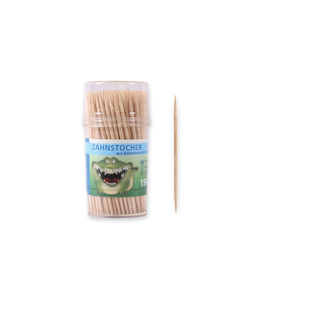 Bio Zahnstocher, lose im Kunststoffspender, Holz natur, 0,2cm kaufen